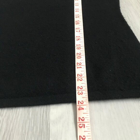 NEIMAN MARCUS WOMENS SWEATER 100% CASHMERE BLACK PULLOVER LARGE - Picture 6 of 8